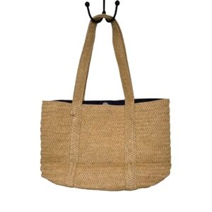 NEW Draper James Everyday Straw Wicker Purse Medium Size Shoulder Inner Pocket